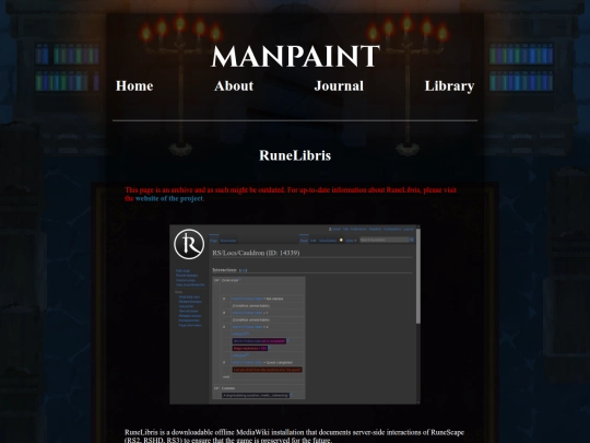 library/runelibris screenshot