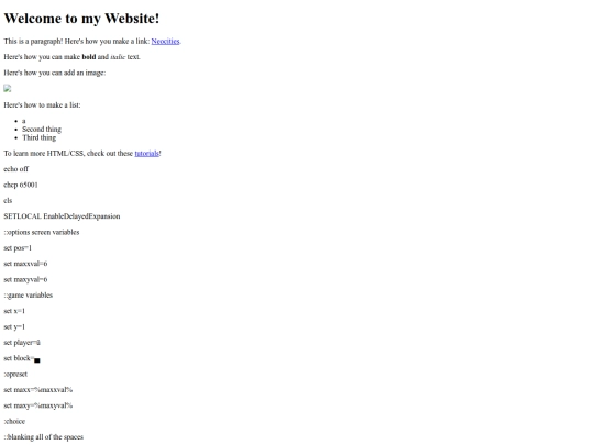 index screenshot