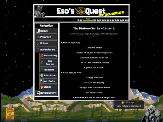 html/stories screenshot