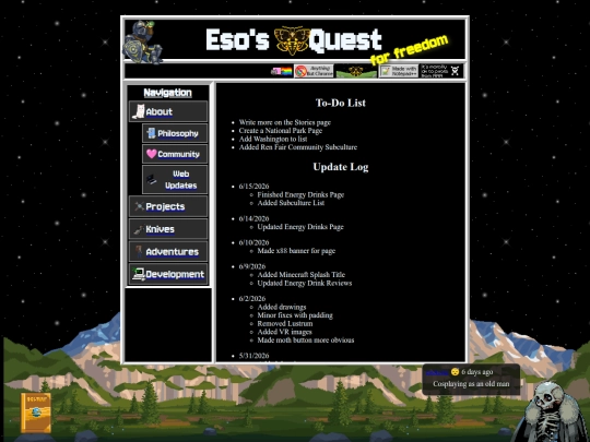 html/updates screenshot