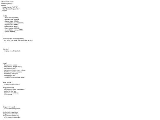 goldenwebsite screenshot