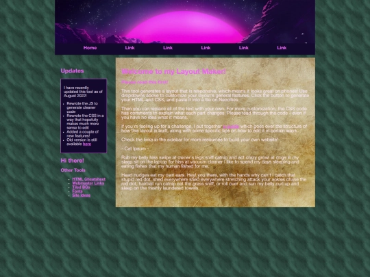 test screenshot