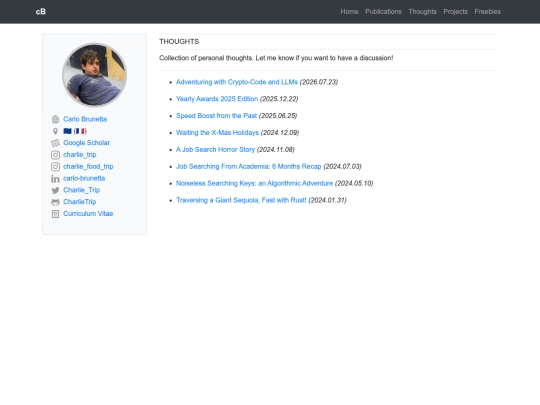 list/blog screenshot