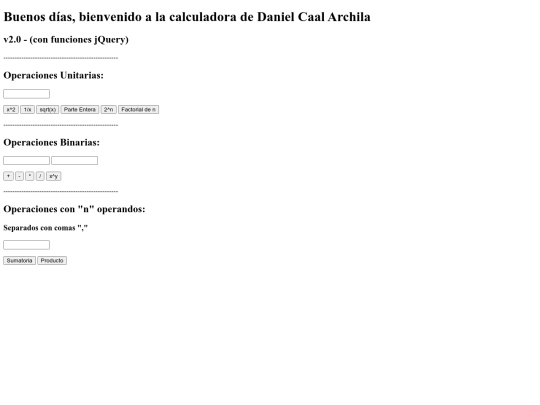 Modulo5/Practica 5 - Calculadora con funciones jQuery screenshot