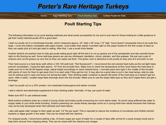 PoultStartingTips screenshot