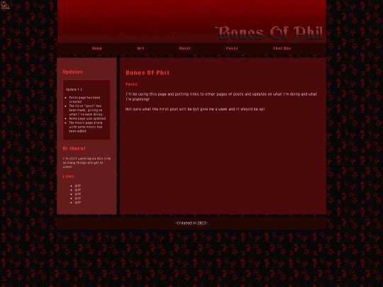 postspage screenshot