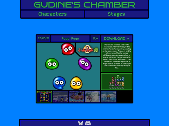chars screenshot