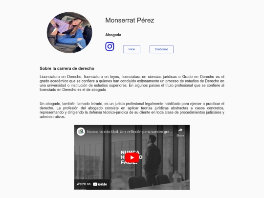 abogada screenshot