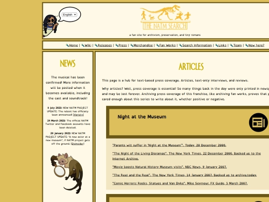 articles screenshot