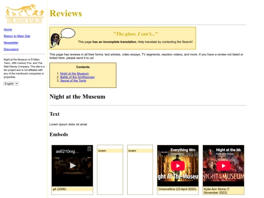 wiki/Reviews screenshot