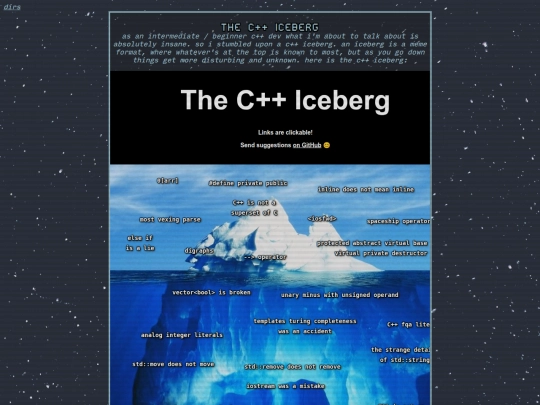 cppIceberg screenshot