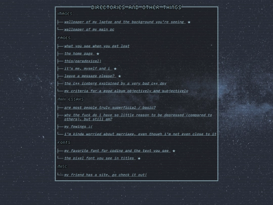 dirs screenshot