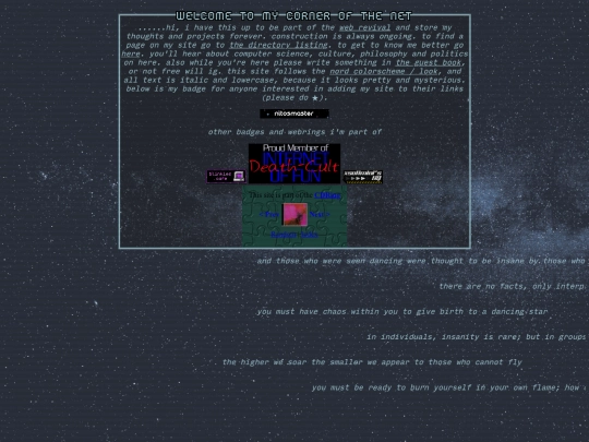 index screenshot