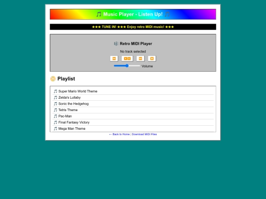 pages/music screenshot