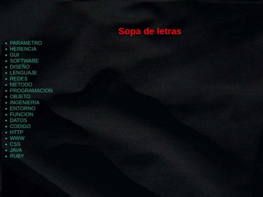 SopaLetras screenshot
