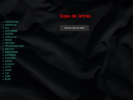 SopaLetrasJS screenshot