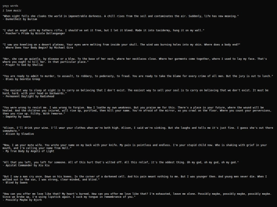 lyrics screenshot