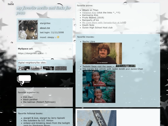 favorites screenshot