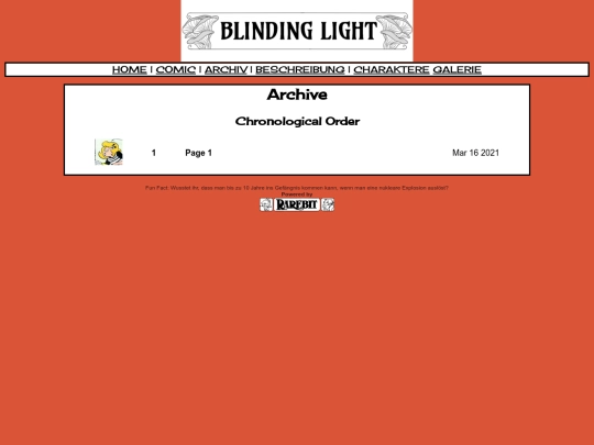 blinding light deutsch/archive screenshot