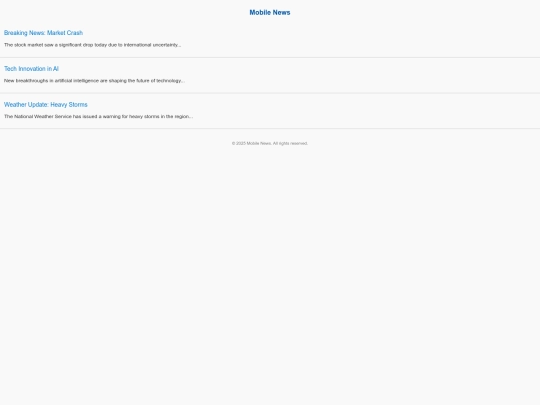 index.xhtml screenshot