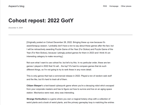 blog/cohost-repost-2022-goty screenshot