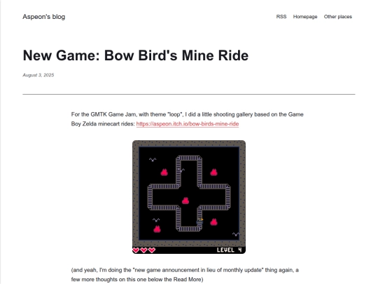 blog/new-game-bow-birds-mine-ride screenshot