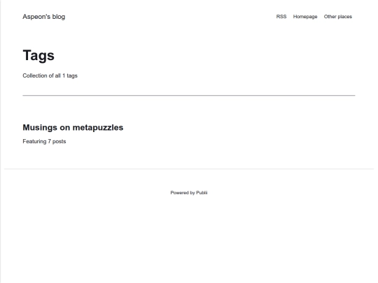 blog/tags screenshot