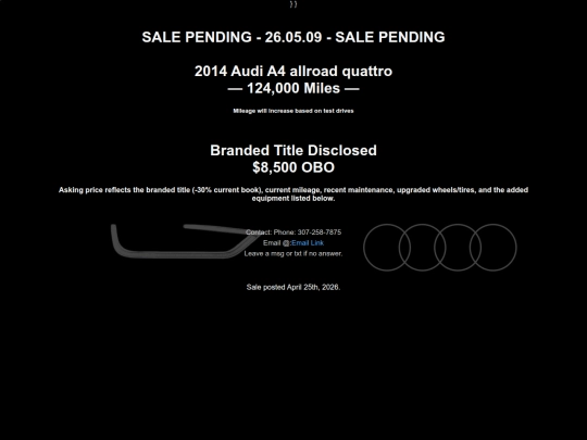 Audi screenshot