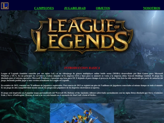 index screenshot