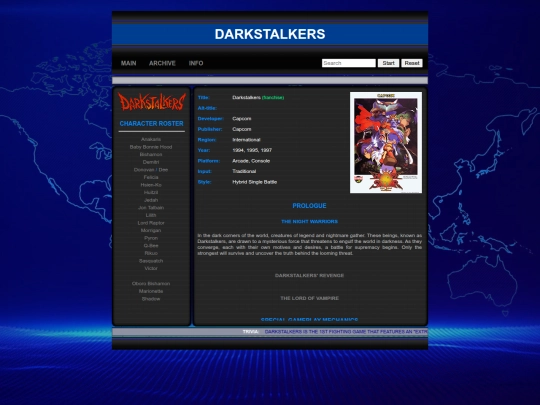 darkstalkers screenshot
