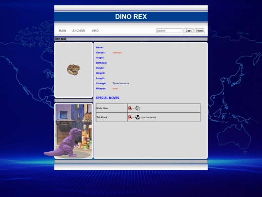 dinorex/tyrannosaurus screenshot
