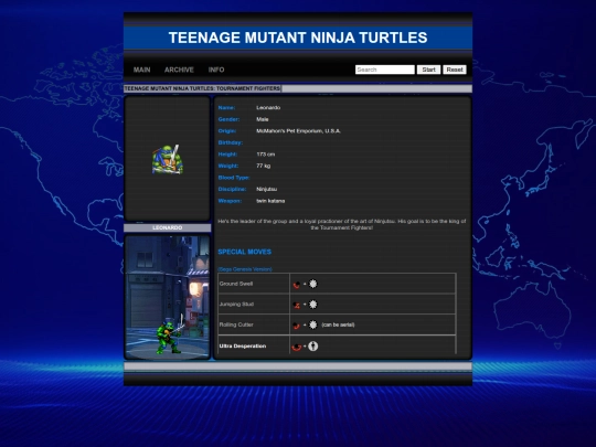 tmnt/leonardo screenshot