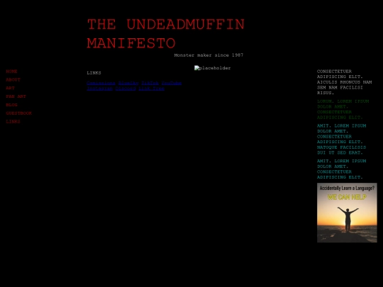 links screenshot