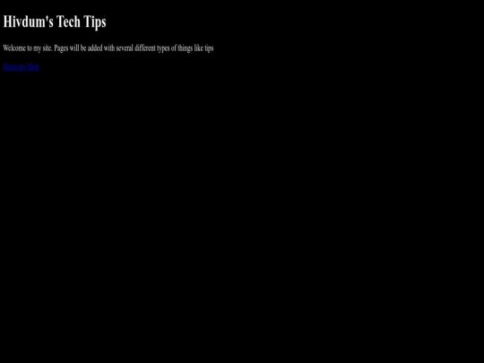 index screenshot