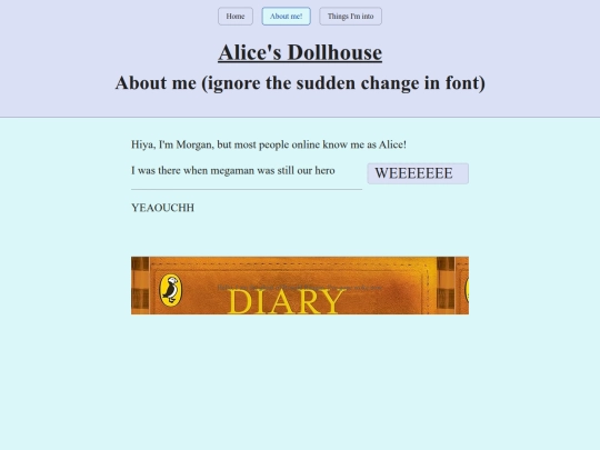 about-me screenshot