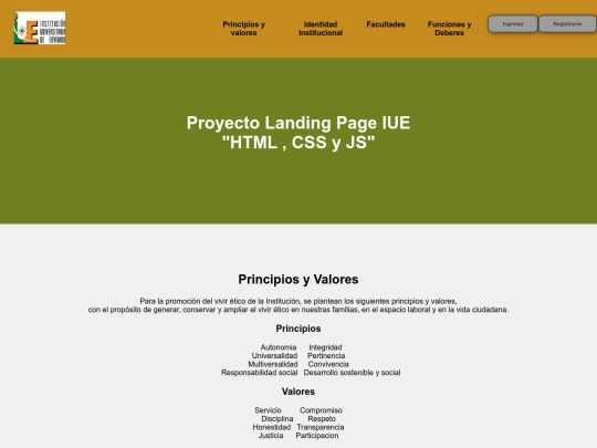 landing/pagweb screenshot