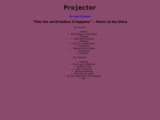 projector screenshot