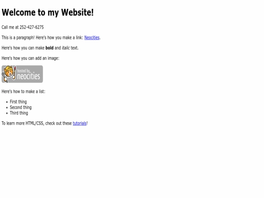 index screenshot