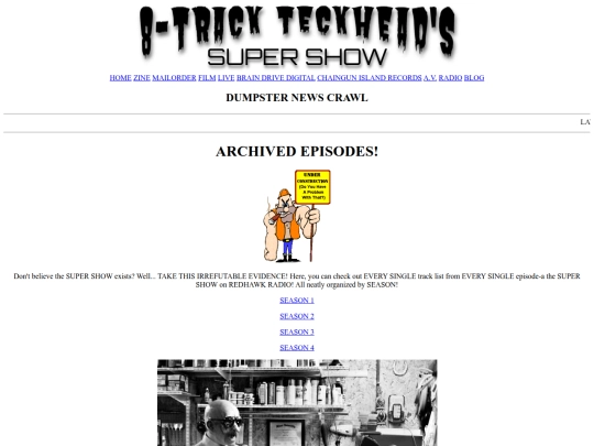 archive screenshot