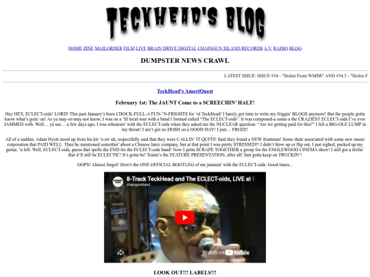 blog screenshot