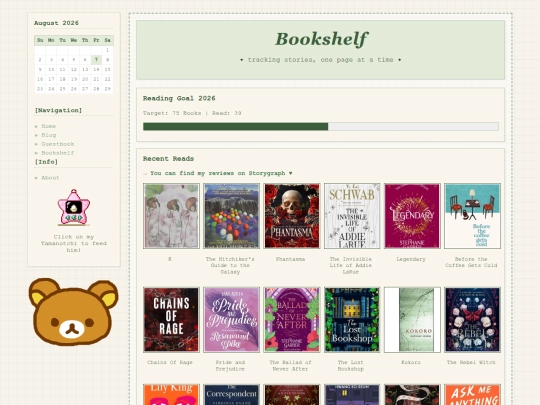 bookshelf screenshot