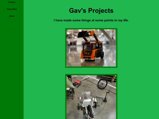 projects screenshot