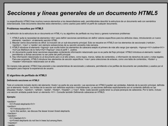 secciones screenshot