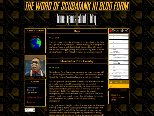 blog screenshot
