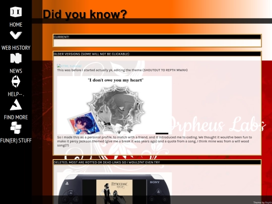 Webhistory screenshot
