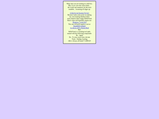 Old-index screenshot