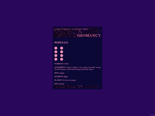 geomancy/populus screenshot