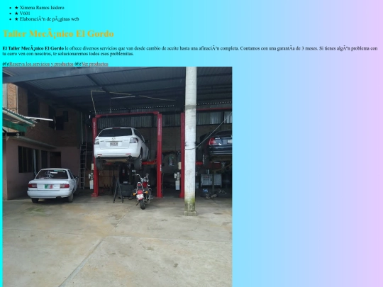 PaginaWeb-XimenaRamosIisidro-V601 screenshot