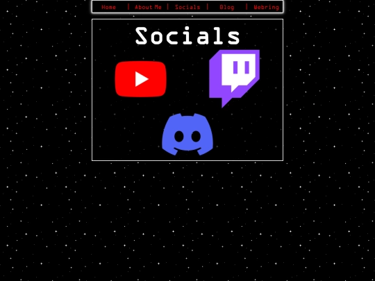 socials screenshot