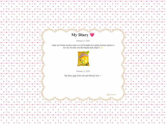 diary screenshot